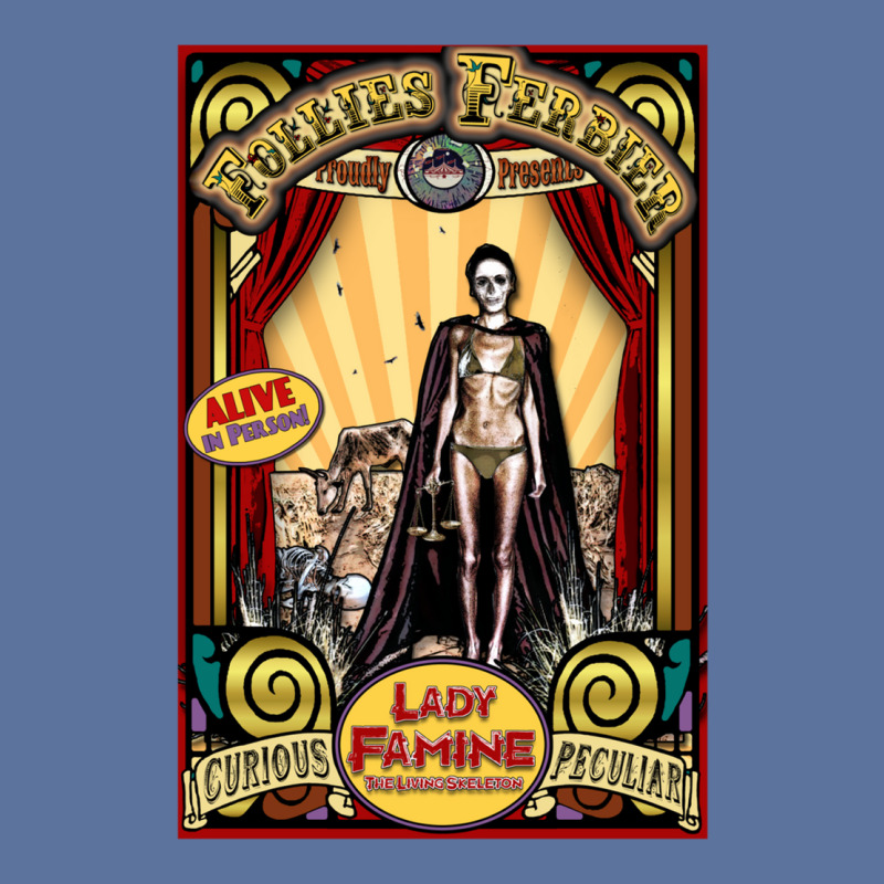 Lady Famine  The Living Skeleton Sideshow Poster Lightweight Hoodie by kebabbmkhabar | Artistshot