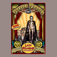 Lady Famine  The Living Skeleton Sideshow Poster Vintage T-shirt | Artistshot