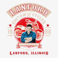 Lanford Custom Cycles Dan Conner Ladies Fitted T-shirt | Artistshot