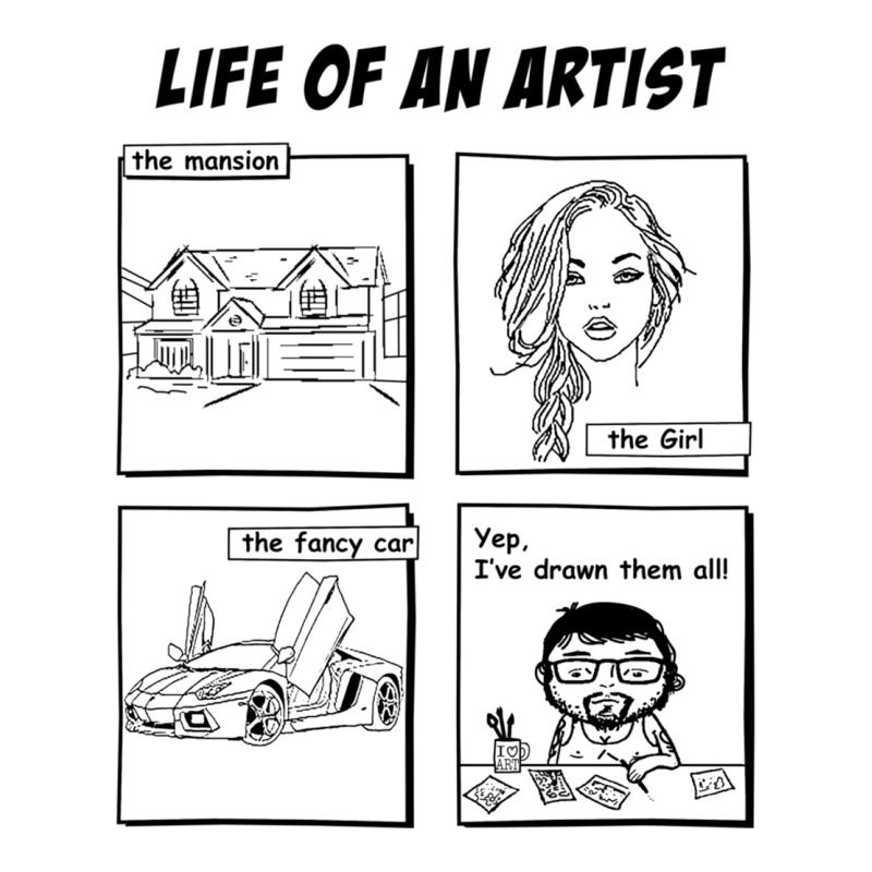 Life Of An Artist Unisex Hoodie by wasoufkuknag | Artistshot