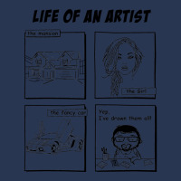 Life Of An Artist Men Denim Jacket | Artistshot