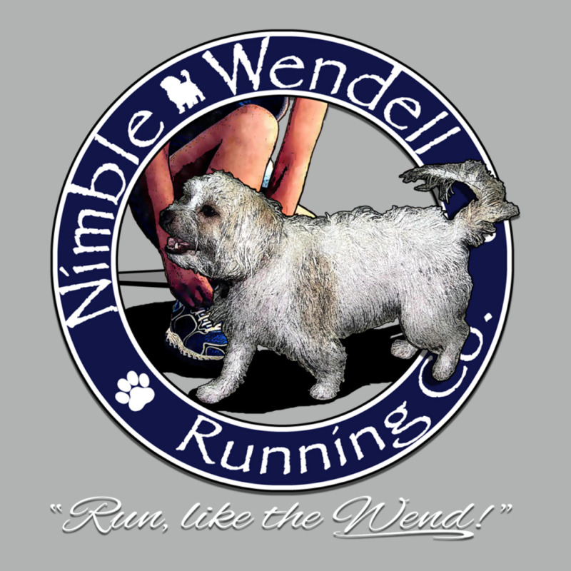 Nimble Wendell Running Co. (painterly Gray) Zipper Hoodie by kheyoce1 | Artistshot