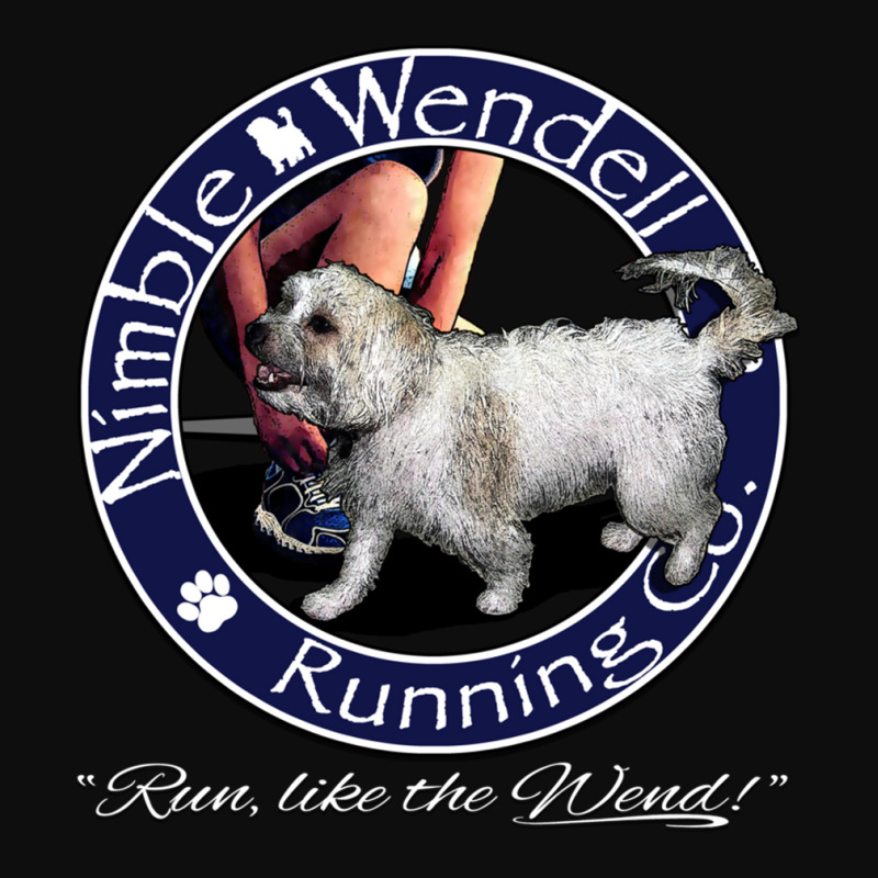 Nimble Wendell Running Co. (painterly Gray) Crop Top by kheyoce1 | Artistshot