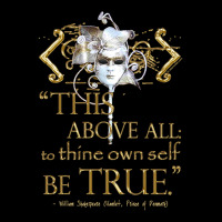 Shakespeare Hamlet Own Self Be True Quote Adjustable Cap | Artistshot