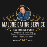 Malone Dating Service Flannel Shirt | Artistshot