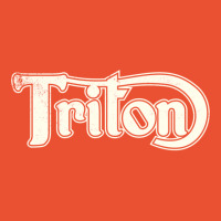 Triton Classic Motorcycles In Vintage Cream Ladies Fitted T-shirt | Artistshot