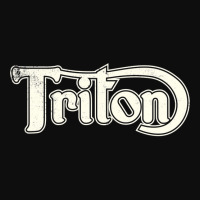 Triton Classic Motorcycles In Vintage Cream Crop Top | Artistshot