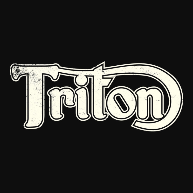 Triton Classic Motorcycles In Vintage Cream Crop Top by ledwonsteenyi | Artistshot