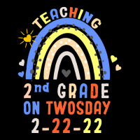 Teaching 2nd Grade On Twosday 2 22 22 H T  Shirt Teaching 2nd Grade On Zipper Hoodie | Artistshot