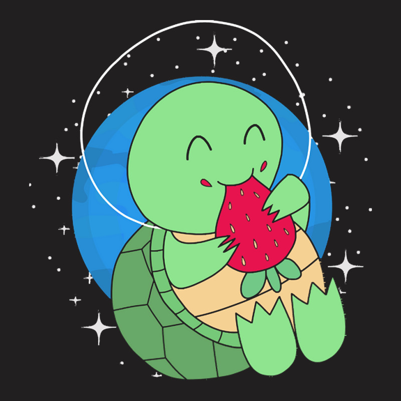 Turtle T  Shirt Space Turtle Strawberry T  Shirt T-Shirt by stammivy480 | Artistshot