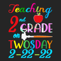 Twosday 2 22 22 T  Shirt Teaching 2nd Grade On Twosday 100 Days Februa Unisex Hoodie | Artistshot