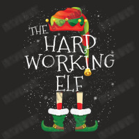 Hard Working Elf Family Matching Christmas Group Funny Gift Ladies Fitted T-shirt | Artistshot