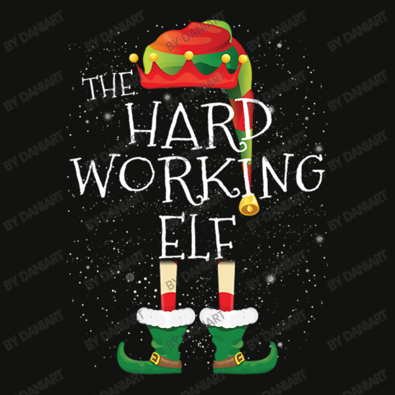 Hard Working Elf Family Matching Christmas Group Funny Gift Scorecard Crop Tee by DaniArt | Artistshot