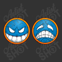 Two Blue Angry Baby Bodysuit | Artistshot