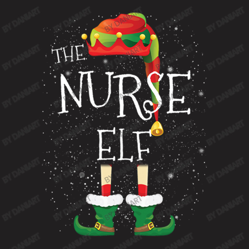 Nurse Elf Family Matching Christmas Group Funny Gift T-shirt | Artistshot