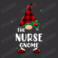 Nurse Gnome Buffalo Plaid Matching Family Christmas Pajama Vintage Hoodie And Short Set | Artistshot