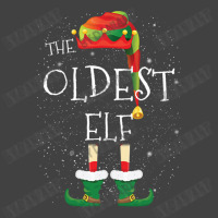 Oldest Elf Family Matching Christmas Group Funny Pajama Gift Vintage T-shirt | Artistshot