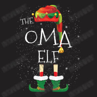 Oma Elf Family Matching Christmas Group Funny Gift T-shirt | Artistshot