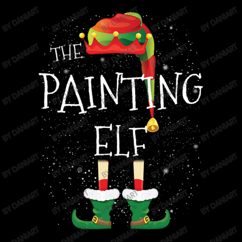 Painting Elf Family Matching Christmas Group Funny Pajama Gift Pocket T-shirt | Artistshot