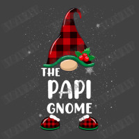 Papi Gnome Buffalo Plaid Matching Family Christmas Pajama Funny Gift Vintage T-shirt | Artistshot