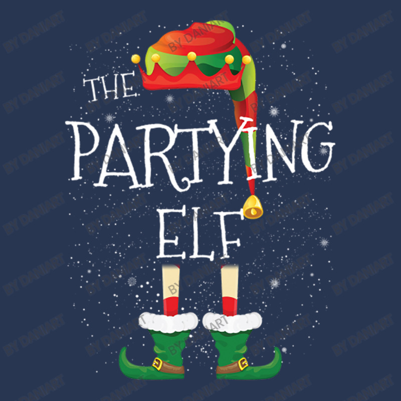 Partying Elf Family Matching Christmas Group Funny Pajama Gift Men Denim Jacket | Artistshot