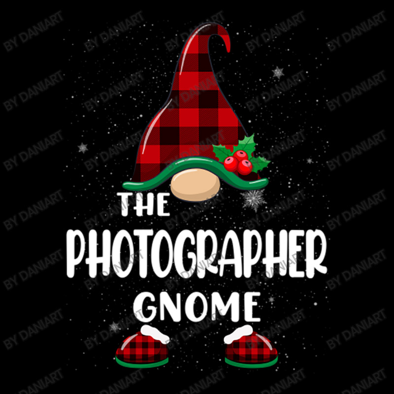 Photographer Gnome Buffalo Plaid Matching Family Christmas Pajama Funn Pocket T-shirt | Artistshot