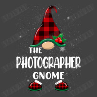 Photographer Gnome Buffalo Plaid Matching Family Christmas Pajama Funn Vintage T-shirt | Artistshot