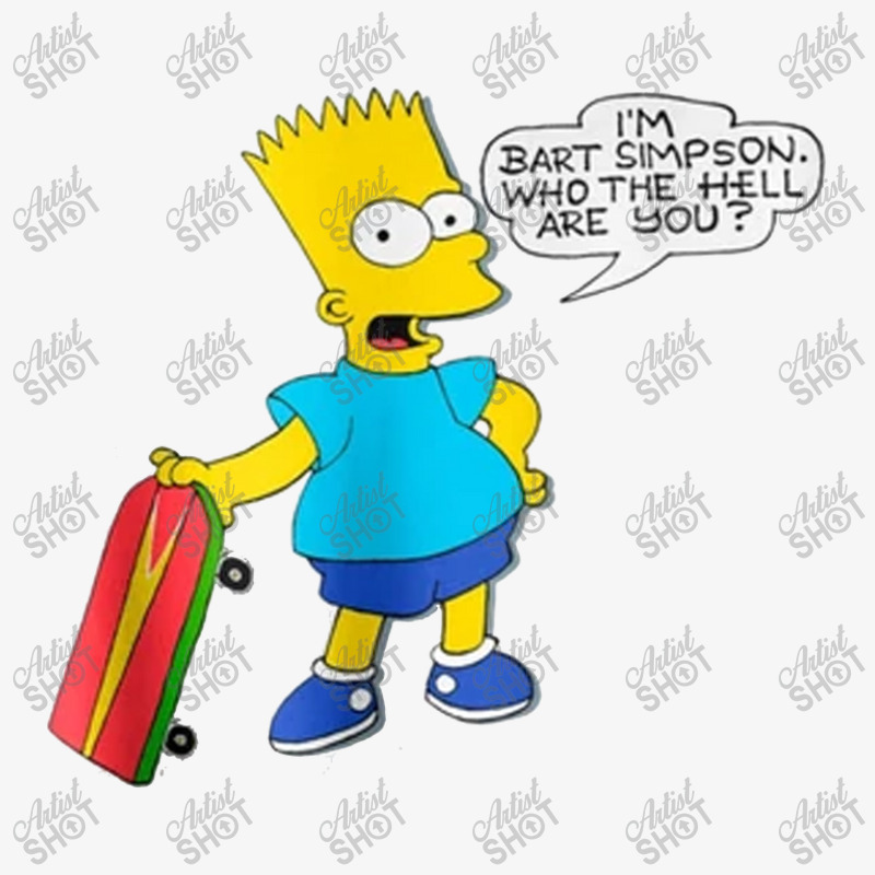 The Simpsons I'm Bart Simpson Ladies Fitted T-Shirt by VarainSky | Artistshot