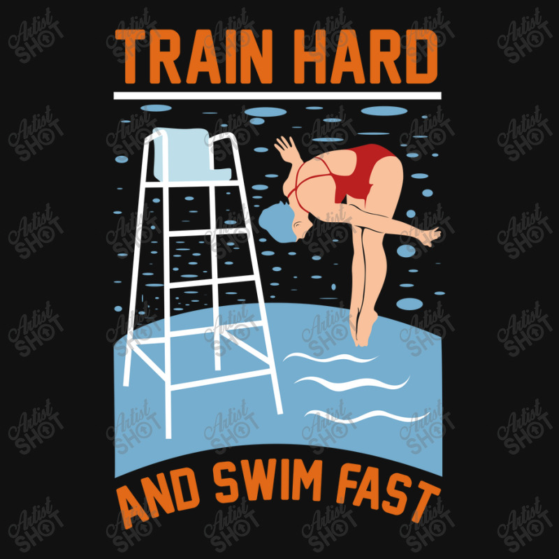 Train Hard And Swim Fast License Plate Frame | Artistshot