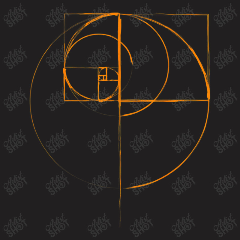 Fibonacci Golden Ratio Circle T-shirt | Artistshot