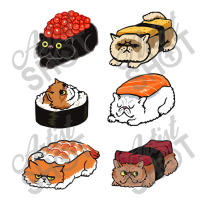 Sushi Persian Cat Sticker | Artistshot