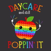 Daycare And Still Poppin It Back To School Pop It Vintage Hoodie | Artistshot