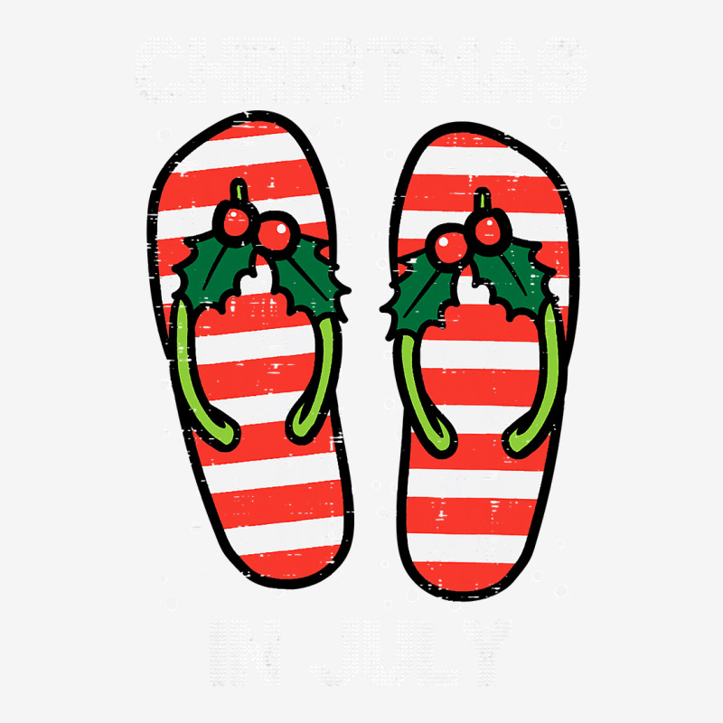 Mistletoe Flip Flops Christmas In Jully Summer Xmas Women Classic T-shirt | Artistshot