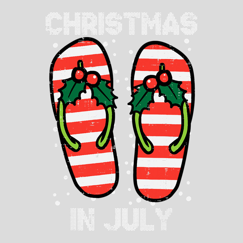 Mistletoe Flip Flops Christmas In Jully Summer Xmas Women Men's Polo Shirt | Artistshot