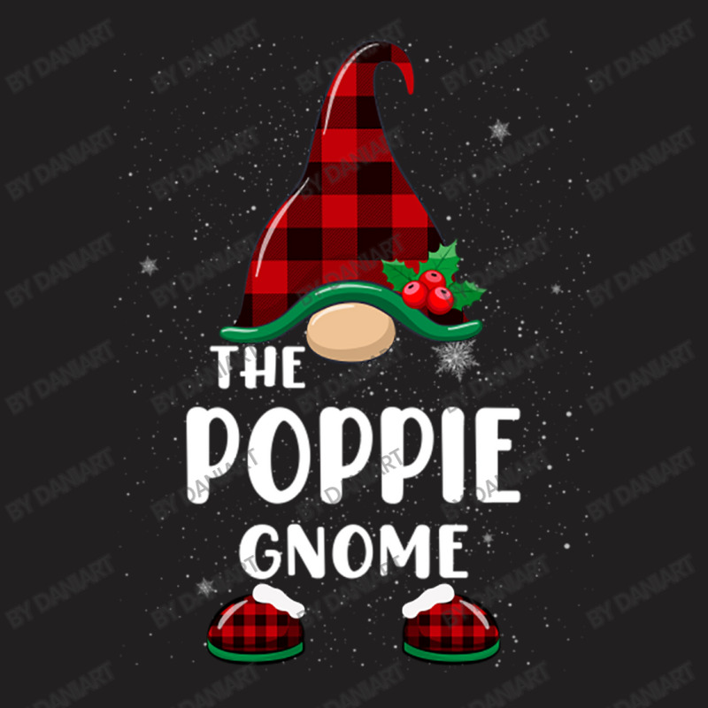 Poppie Gnome Buffalo Plaid Matching Family Christmas Pajama Funny Gift T-shirt | Artistshot