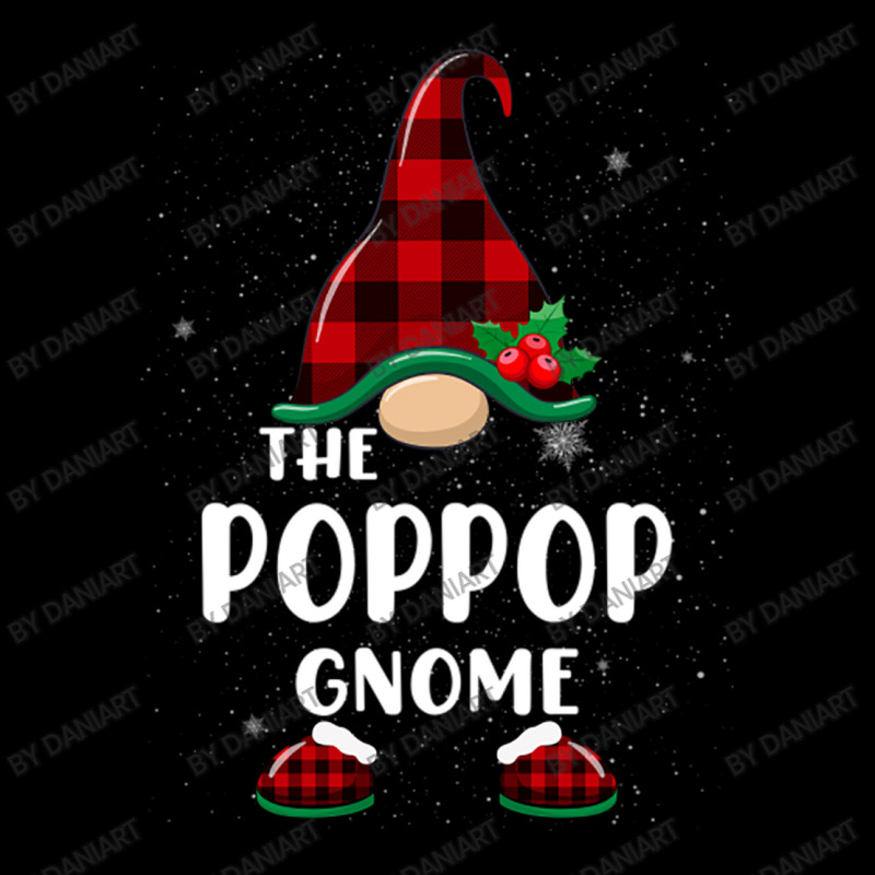 Poppop Gnome Buffalo Plaid Matching Family Christmas Pajama Funny Gift V-neck Tee | Artistshot