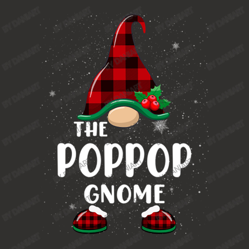 Poppop Gnome Buffalo Plaid Matching Family Christmas Pajama Funny Gift Champion Hoodie | Artistshot