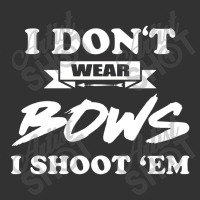 I Don`t Wear Bows I Shoot Èm Baby Bodysuit | Artistshot