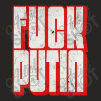 Fck Putin Ladies Fitted T-shirt | Artistshot