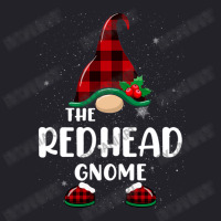 Redhead Gnome Buffalo Plaid Matching Family Christmas Pajama Funny Gif Unisex Sherpa-lined Denim Jacket | Artistshot