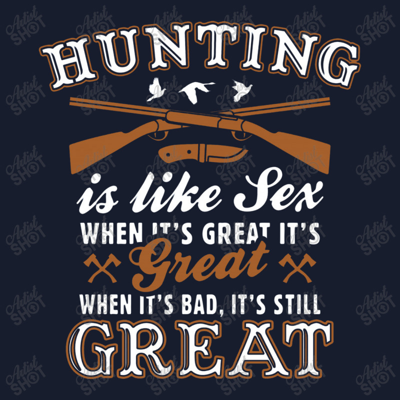 Hunting Is Like Sex Drawstring Bags by matiah | Artistshot