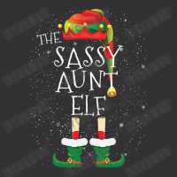 Sassy Aunt Elf Family Matching Christmas Group Funny Pajama Gift Vintage Hoodie And Short Set | Artistshot