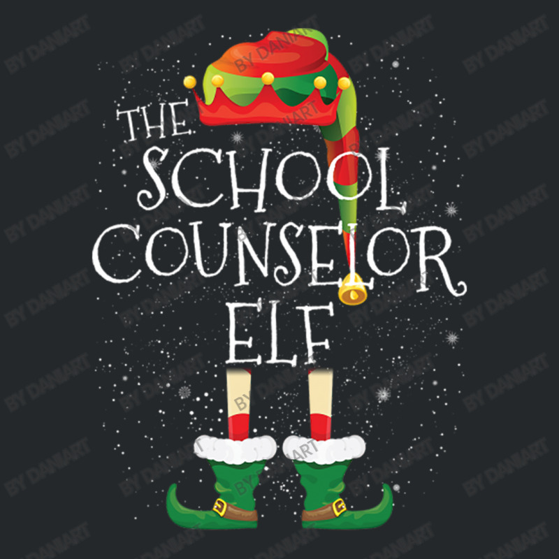 School Counselor Elf Family Matching Christmas Group Funny Pajama Gift Crewneck Sweatshirt | Artistshot