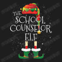 School Counselor Elf Family Matching Christmas Group Funny Pajama Gift Classic T-shirt | Artistshot