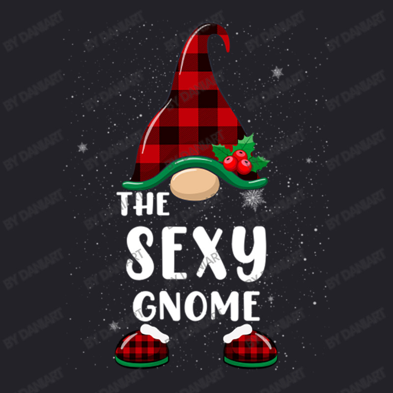 Sexy Gnome Buffalo Plaid Matching Family Christmas Pajama Unisex Sherpa-lined Denim Jacket | Artistshot