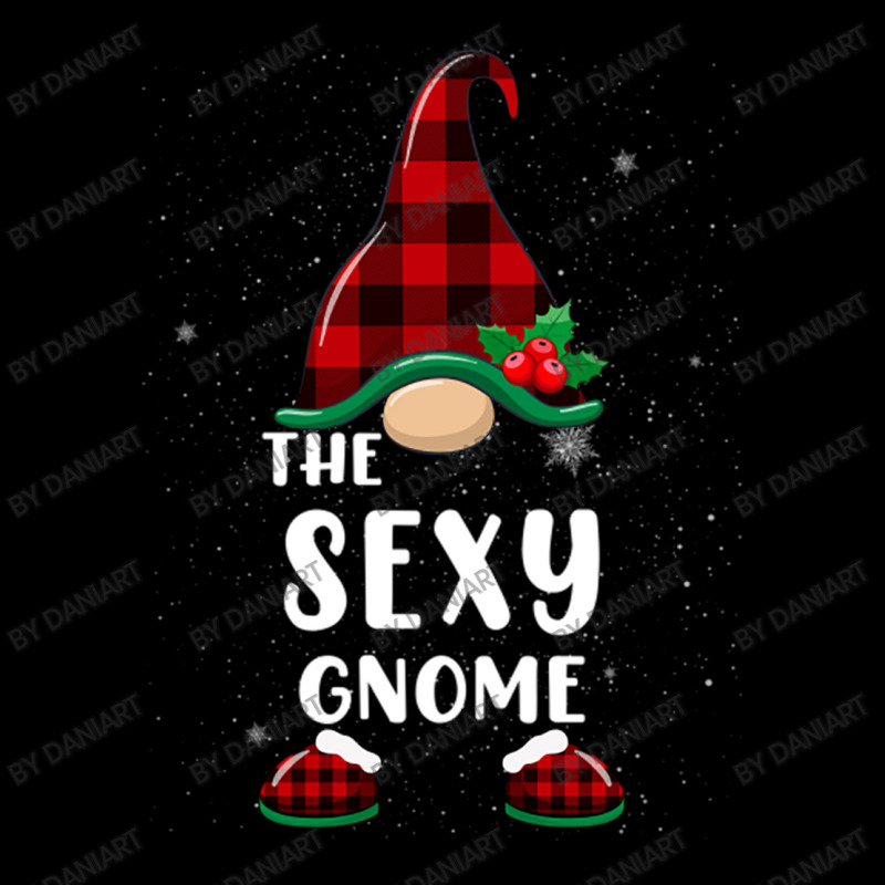 Sexy Gnome Buffalo Plaid Matching Family Christmas Pajama Men's 3/4 Sleeve Pajama Set | Artistshot