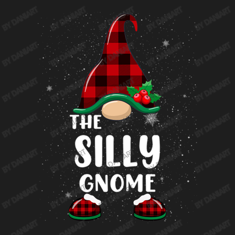 Silly Gnome Buffalo Plaid Matching Family Christmas Pajama Funny Gift Classic T-shirt | Artistshot