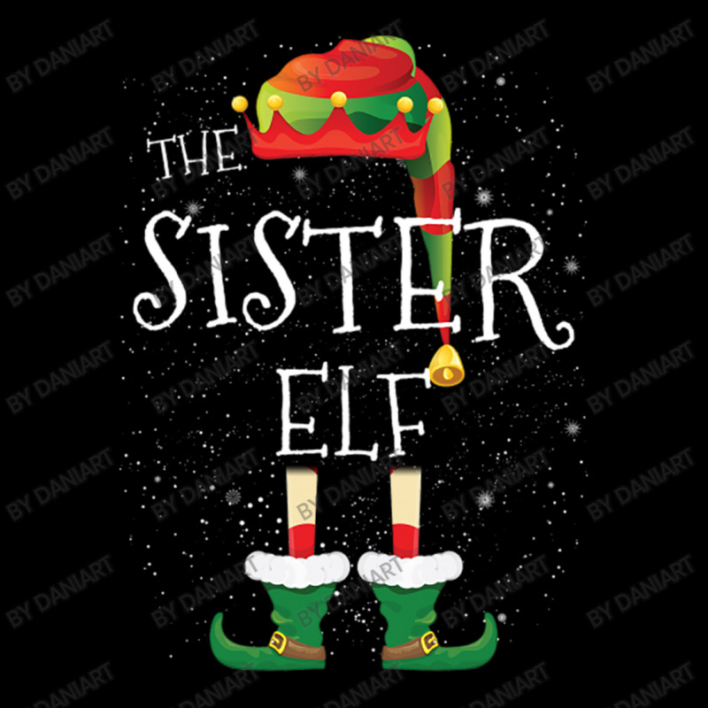 Sister Elf Family Matching Christmas Group Funny Pajama Gift Men's 3/4 Sleeve Pajama Set | Artistshot