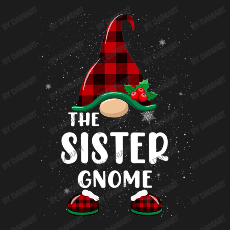 Sister Gnome Buffalo Plaid Matching Family Christmas Pajama Funny Gift Hoodie & Jogger Set | Artistshot