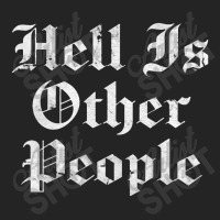 Hell Is Other People   Nihilism Design 3/4 Sleeve Shirt | Artistshot